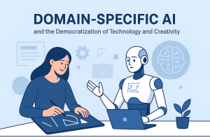 Domain-Specific AI and the Democratization of Technology and Creativity